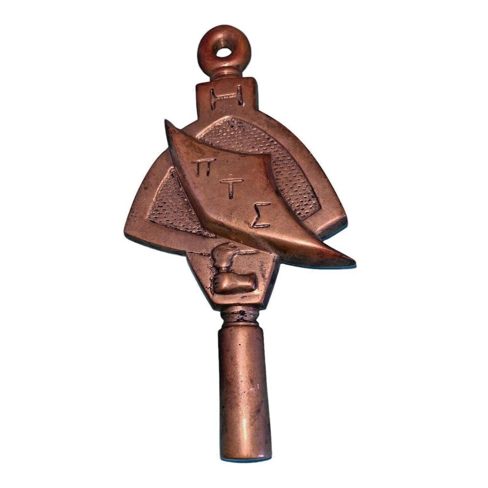 Vintage Brass Pi Tau Sigma Mechanical Engineering Fraternity Honor Society Key - Picture 2 of 10